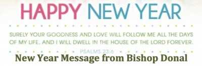 New Year Message from Bishop Donal