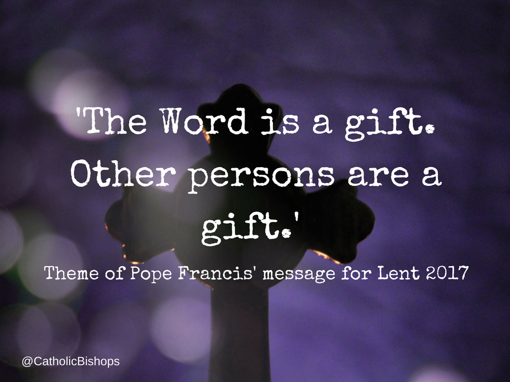 Pope Francis' Message for Lent