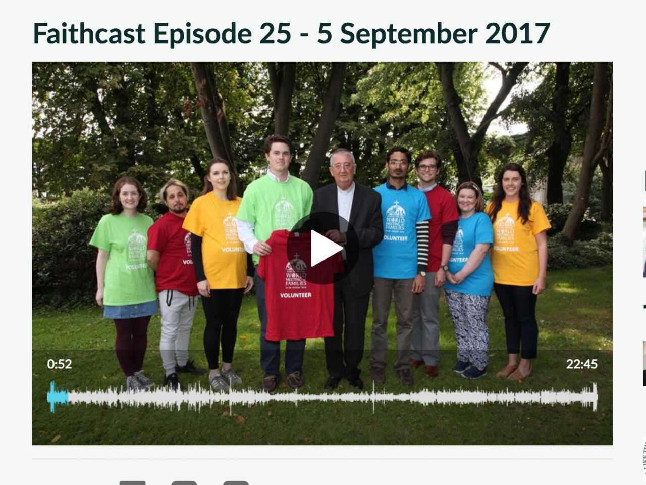 Episode 25 of 'Faithcast': the weekly podcast from catholicnews.ie