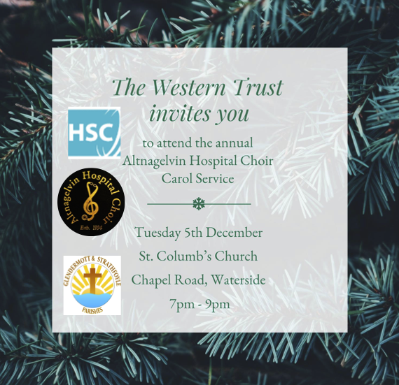 WHSCT & Altnagelvin Hospital Choir - Carol Service - St Columb's Waterside - Tuesday 5th December 2017