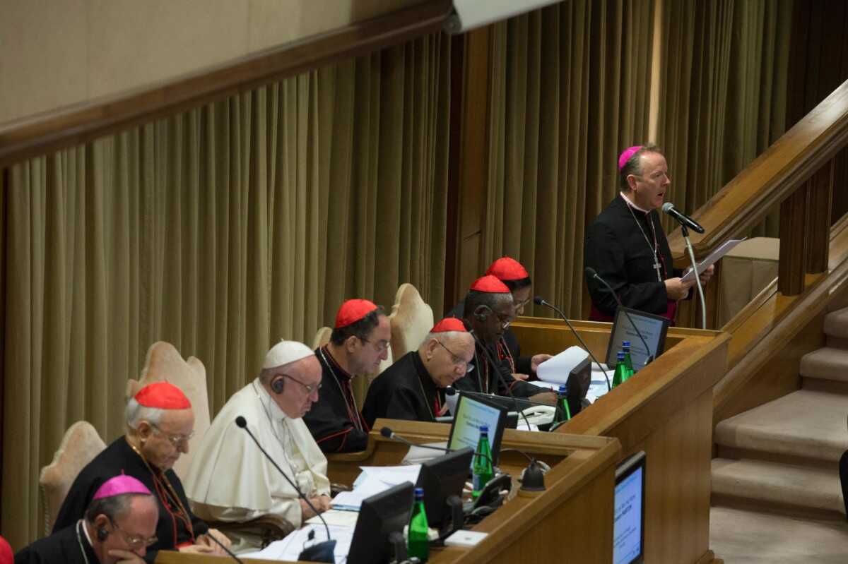 Archbishop Eamon Martin delivered first report to Synod of Bishops - Rome - 10th October 2018