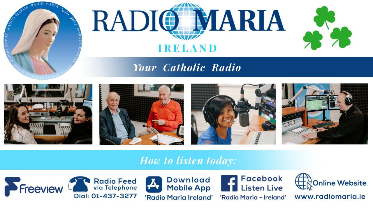 Indvandring vulkansk problem Diocese of Derry - News - RADIO MARIA IRELAND - Spring Schedule 2021