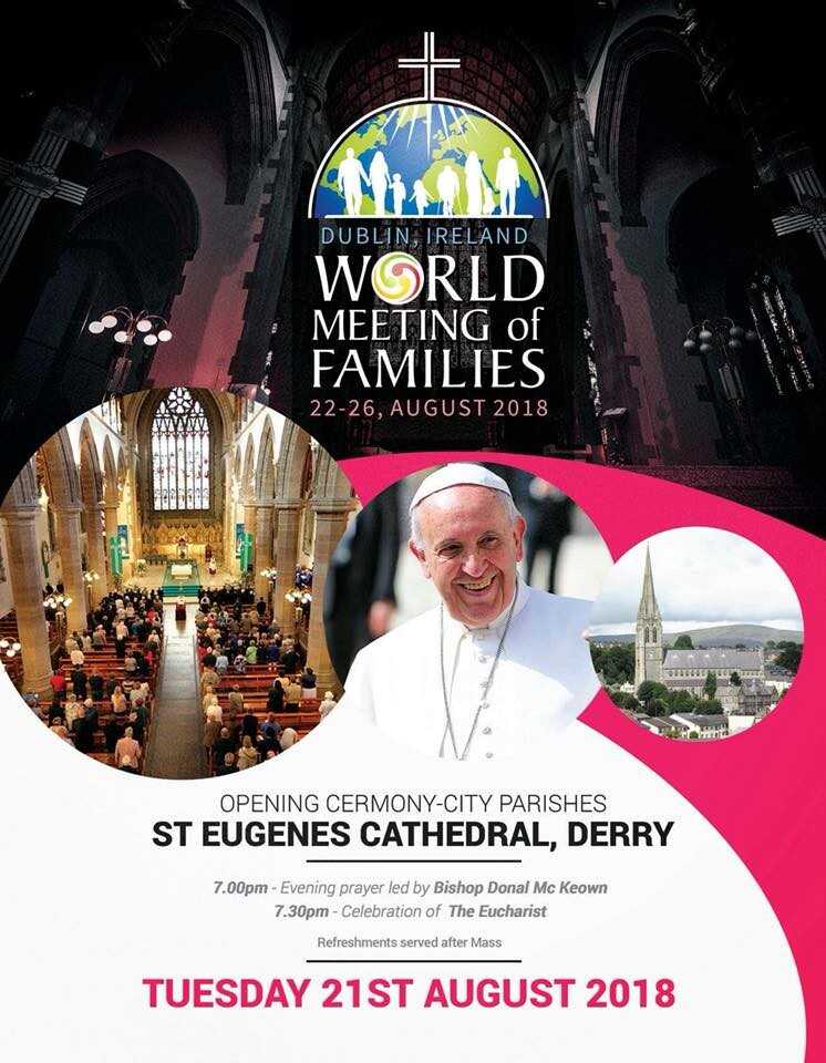 Bishop Donal's Homily - Diocesan Opening of WMOF2018 - St Eugene's Cathedral, Derry - August 21st 2018